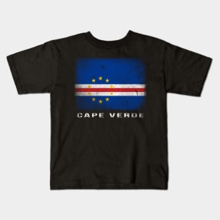 Cape Verde Cape Verdean Flag Cabo Verde Kids T-Shirt